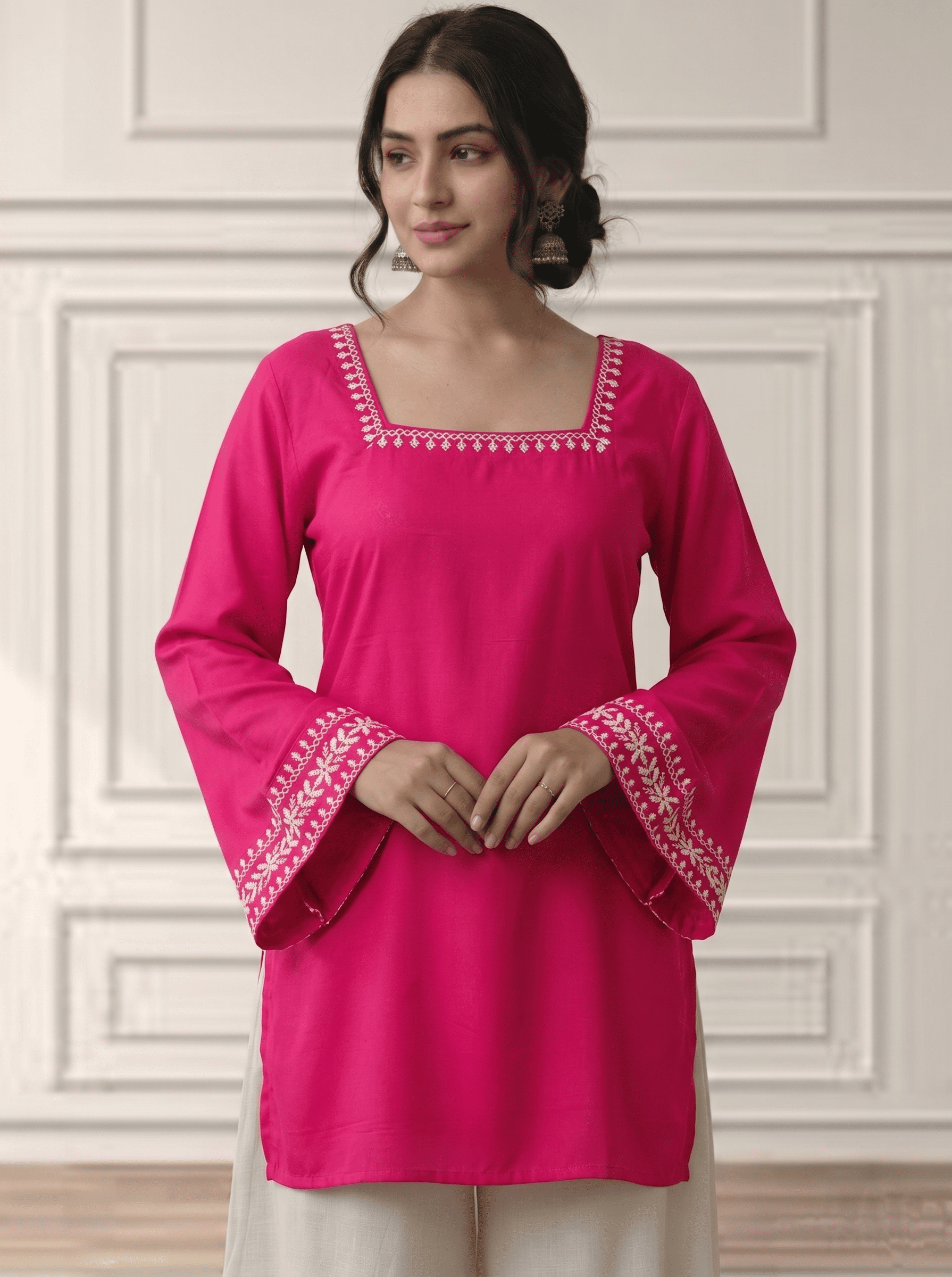 NEW EMBROIDERY in PINK color