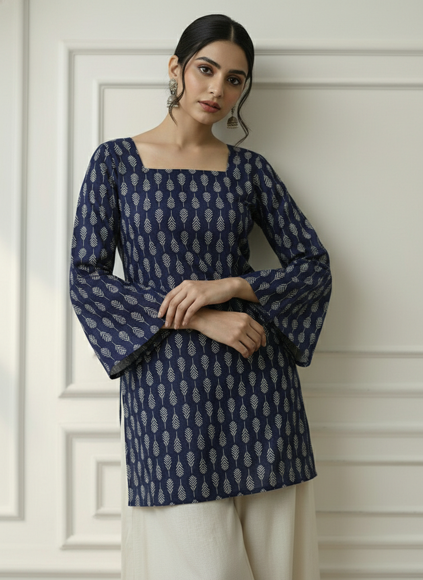 BANDHANI KURTI in NEAVY color